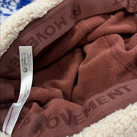 Free People Cozy Beige Sherpa Hat New Without Tags